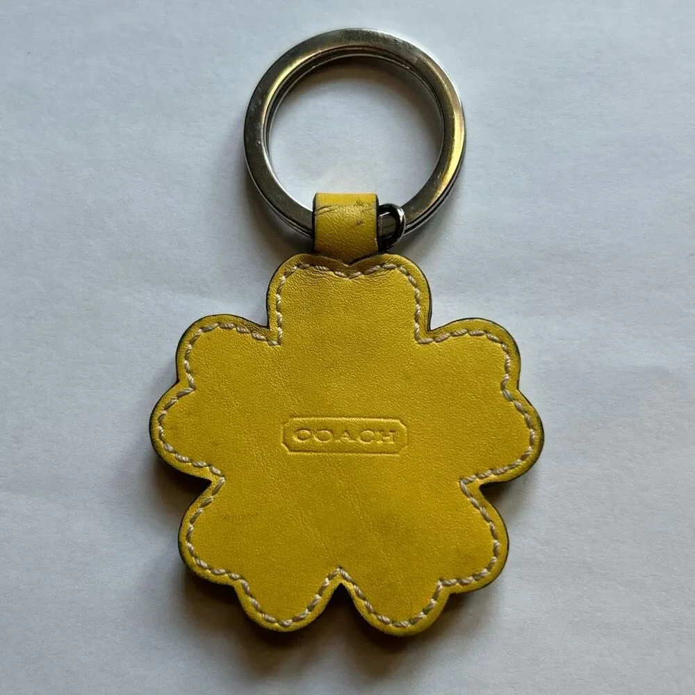 COACH Flower Ladybug Keychain - Picture 2 of 5